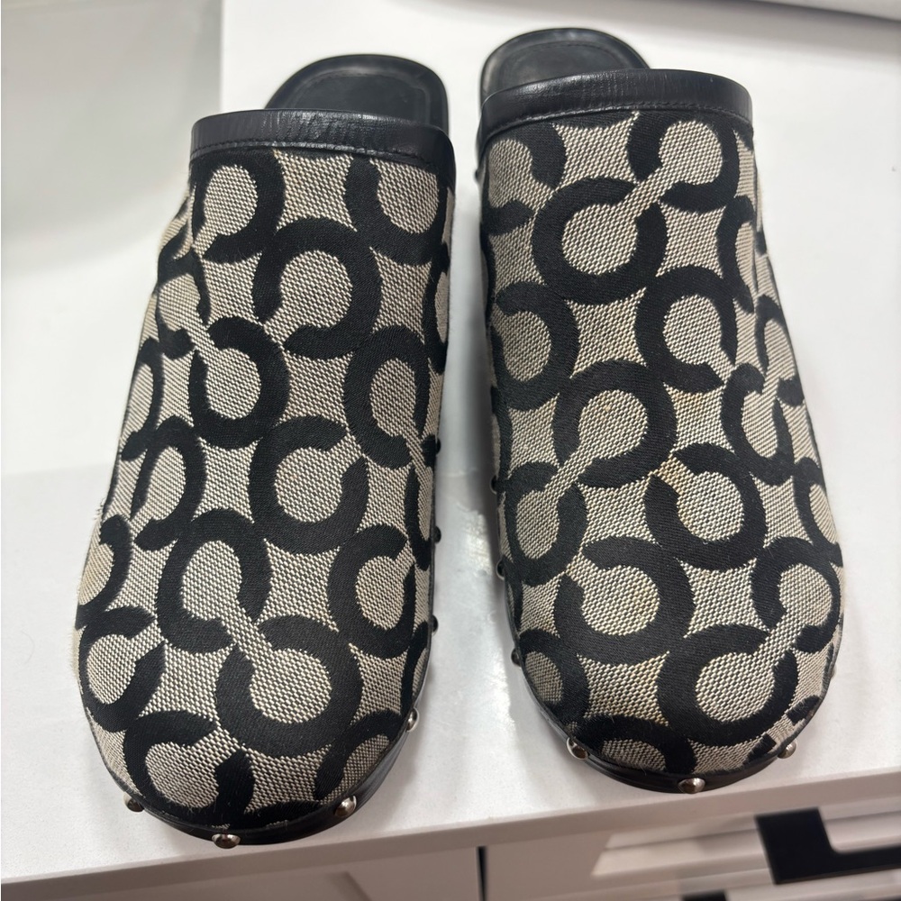 Coach clogs/mules